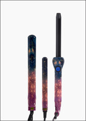 Lola Set - Galaxy:  Ceramic Styler, 19mm Curling wand, Mini Styler