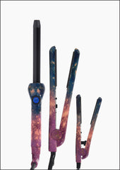 Lola Set - Galaxy:  Ceramic Styler, 19mm Curling wand, Mini Styler